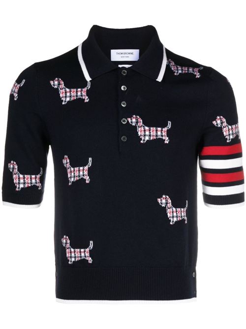 Hector polo shirt THOM BROWNE | MKP104BY1002415